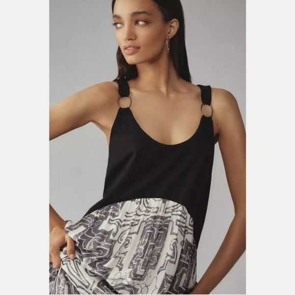 🛑ANTHROPOLOGIE Sleeveless Scoop-Neck Maxi Dress - Picture 3 of 4